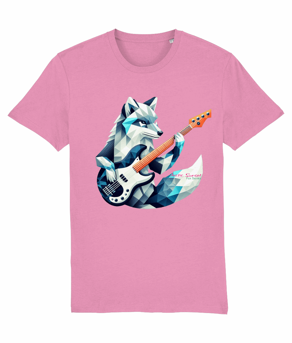 Arctic Fox Blue Bass Organic Cotton T Shirt Arctic Sunset