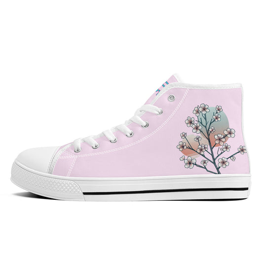 Arctic Sunset Sekura Canvas Hi-Top Shoes