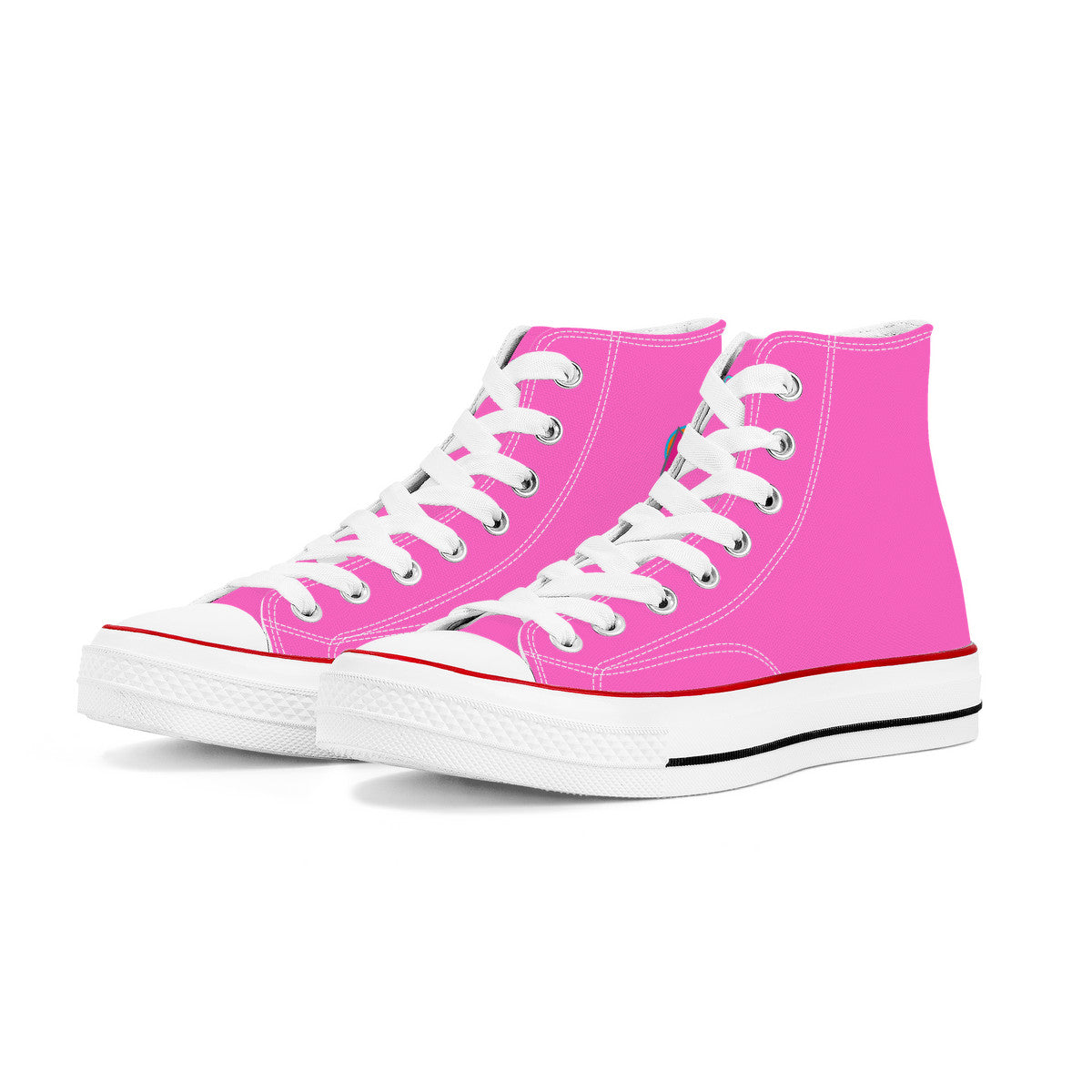 Arctic Sunset Freestyler Hi Top Canvas Shoe