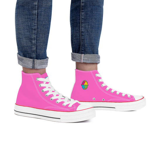 Arctic Sunset Freestyler Hi Top Canvas Shoe