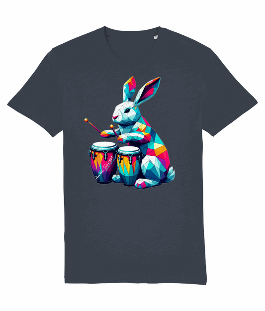 Arctic Hare Drums Organic T Shirt Arctic Sunset