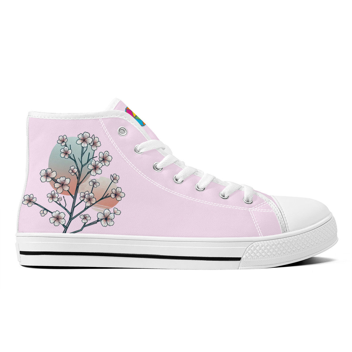 Arctic Sunset Sekura Canvas Hi-Top Shoes